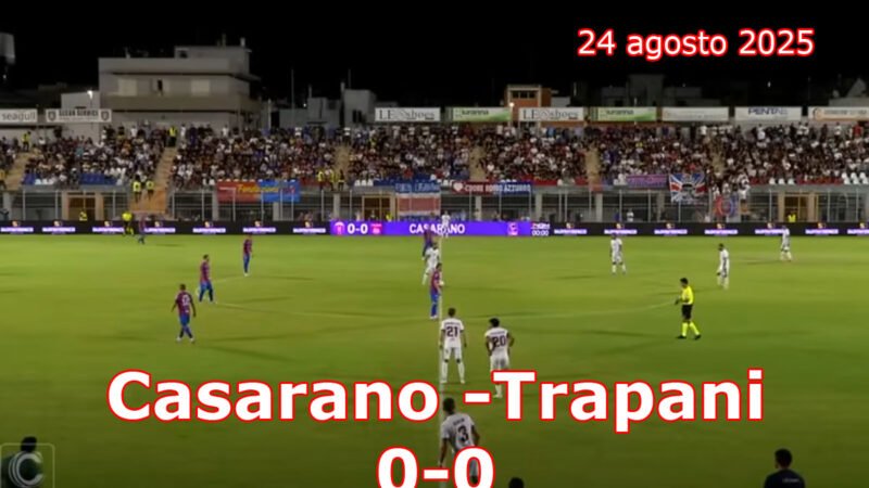 Trapani resiste a Casarano, 0-0 al debutto [Highlights]