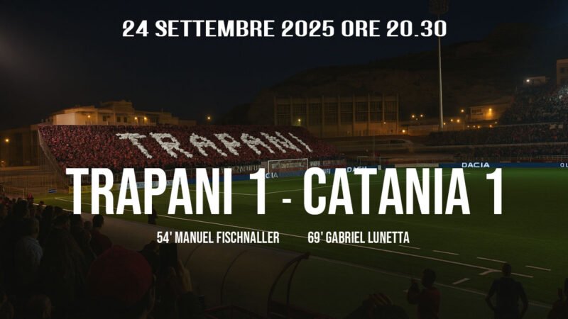 Derby Sicilia Trapani-Catania 1-1 tra emozioni e polemiche [Video]