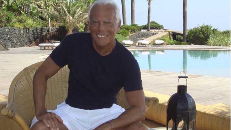 Armani e Pantelleria, il ricordo dell’Asp