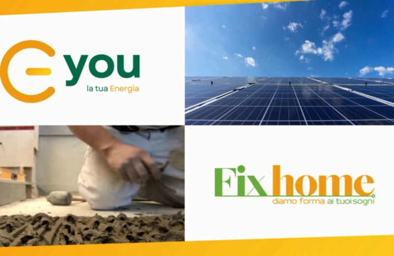 Impianto fotovoltaico e lavori edili – marchi E-you energia e Fixhome ristrutturazioni