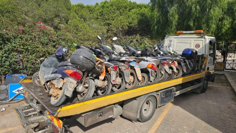 Marsala, la polizia municipale sequestra 19 ciclomotori