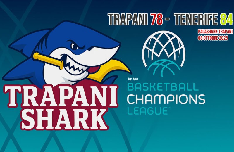 Trapani Shark vs Tenerife – Basketball Champions League 2025 al PalaShark
