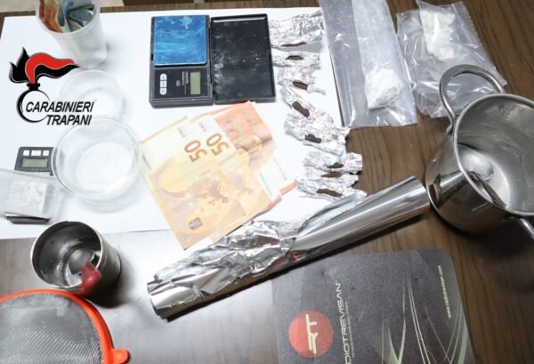 Smantellata altra piazza di spaccio a Fontanelle sud a Trapani