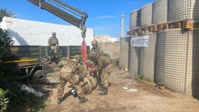 A Pantelleria disinnescata la bomba aerea da mille libbre