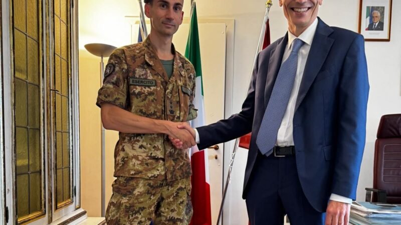 Visita istituzionale stamane in questura del nuovo comandante dell’operazione “Strade Sicure”