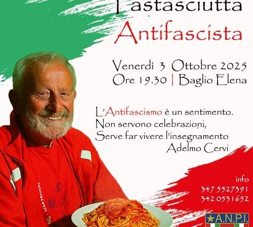 “Una forchettata di antifascismo” per ricordare e riflettere