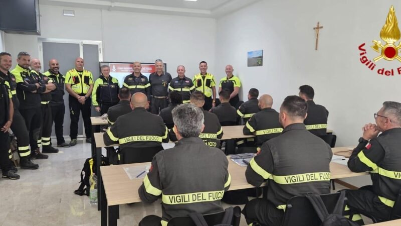 Trapani. Parte il corso interregionale avanzato SAF dei Vigili del Fuoco