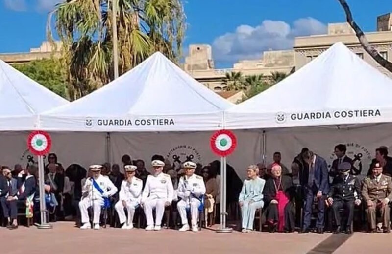 Cerimonia ufficiale della Guardia Costiera a Trapani