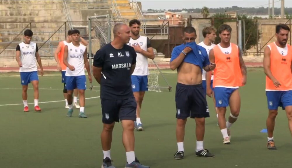 Allenamento Marsala Calcio prima della Coppa Italia Eccellenza