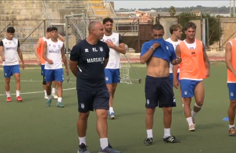 Allenamento Marsala Calcio prima della Coppa Italia Eccellenza