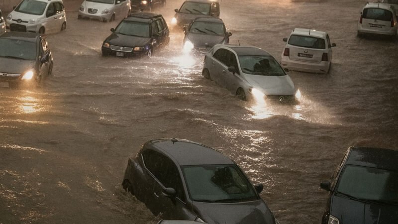 Nubifragio e allagamenti a Favara dispersa una donna travolta dalla violenza dell’acqua