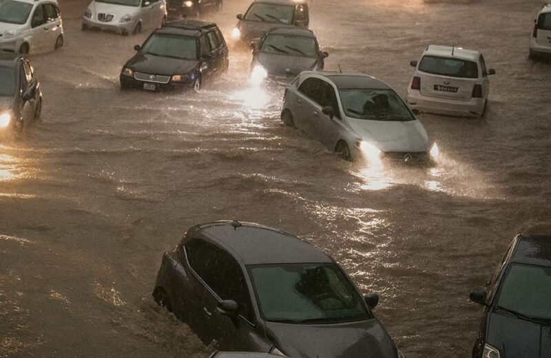 Nubifragio e allagamenti a Favara dispersa una donna travolta dalla violenza dell’acqua