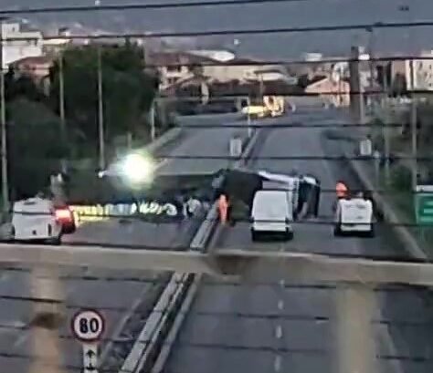 A29 Palermo-Mazara chiusa tra gli svincoli di Carini e Capaci per un incidente