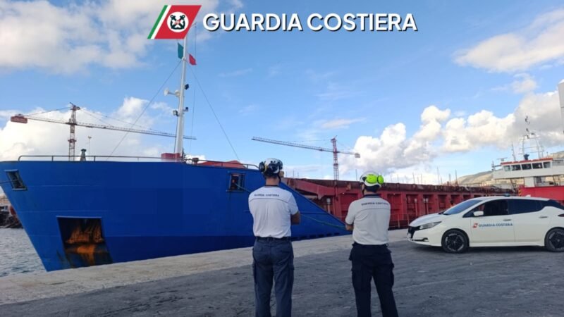 Fermata dalla guardia costiera di Trapani nave, oltre 20 le irregolarità riscontrate