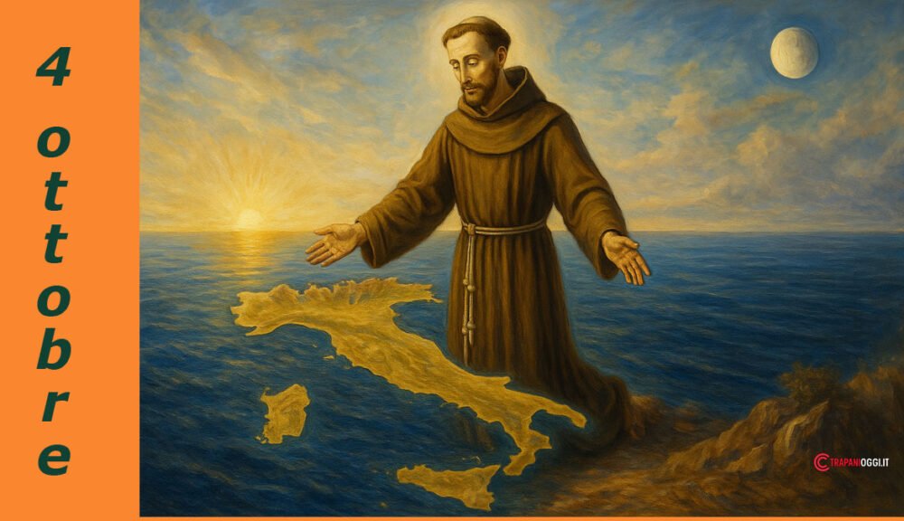 San Francesco d’Assisi che benedice l’Italia – 4 ottobre patrono d’Italia