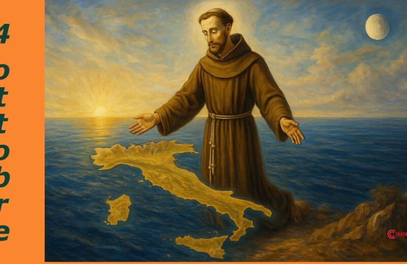 San Francesco d’Assisi che benedice l’Italia – 4 ottobre patrono d’Italia