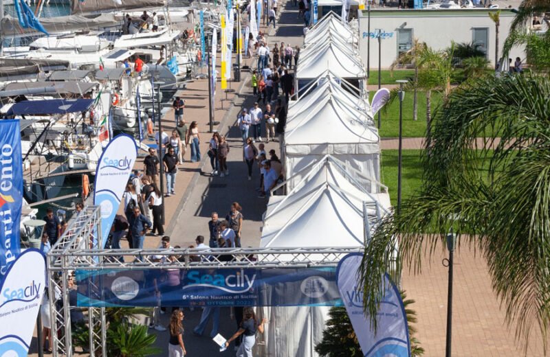 Panoramica del Salone Nautico di Sicilia Seacily