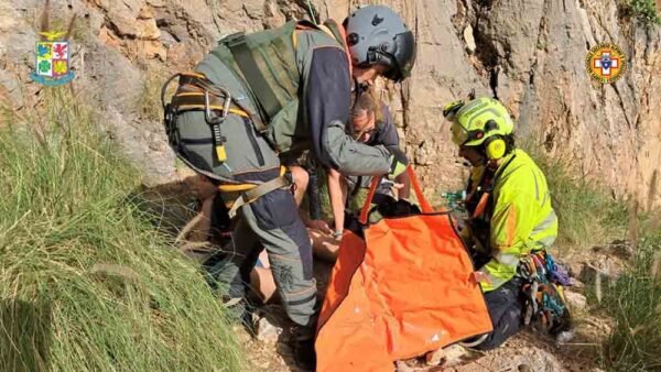 Intervento congiunto CNSASS e Aeronautica Militare a  San Vito Lo Capo