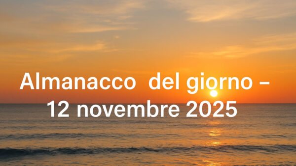 ALMANACCO 12 11 2025