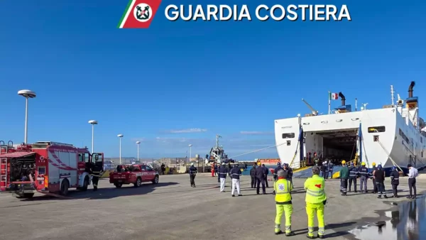 Capitaneria: esercitazione antincendio e di security portuale
