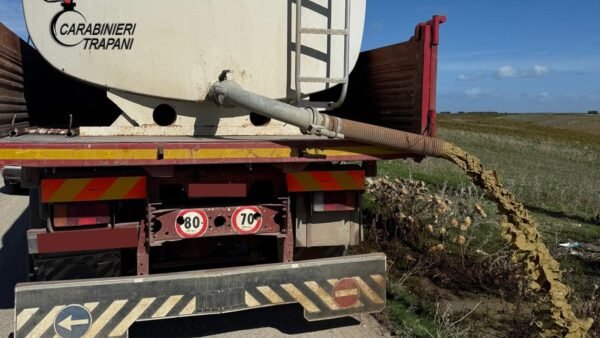 Denunciato un marsalese, sversava illegalmente reflui di molitura olive