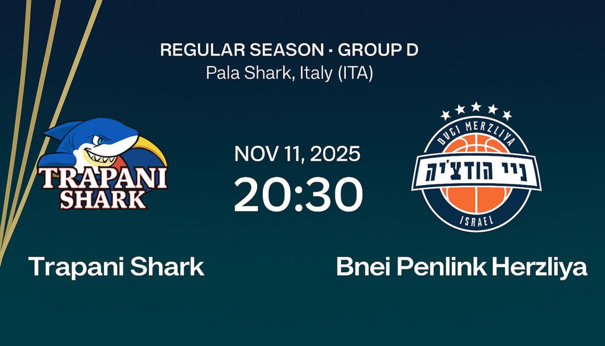 Trapani Shark VS Bnei Herzliya