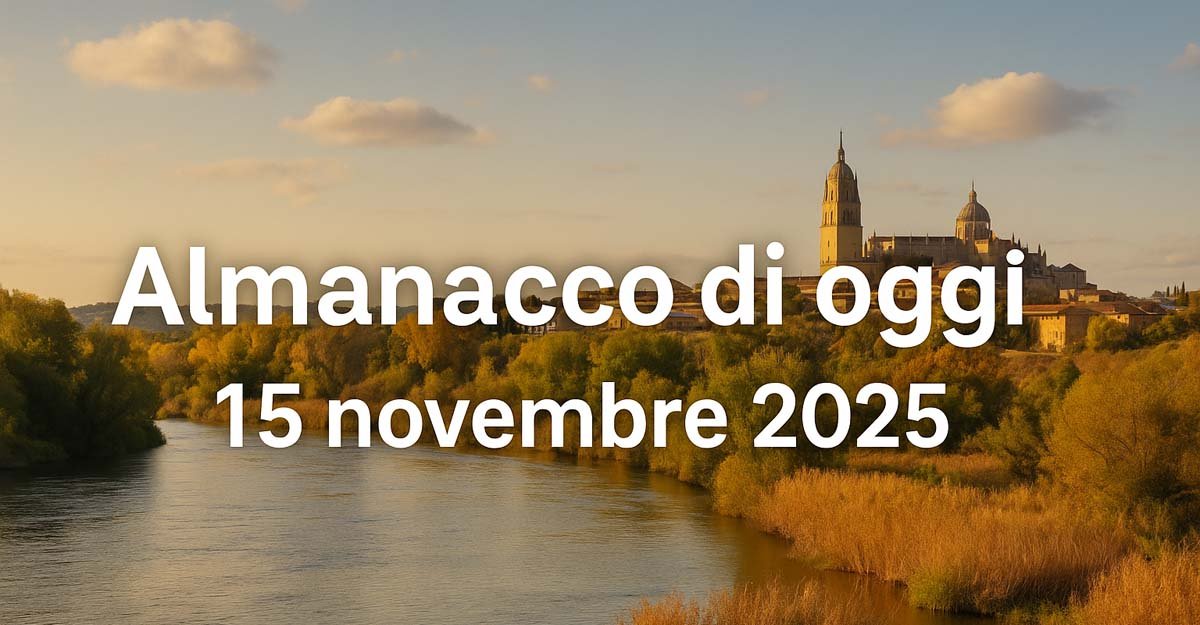 almanacco 15 11 2025