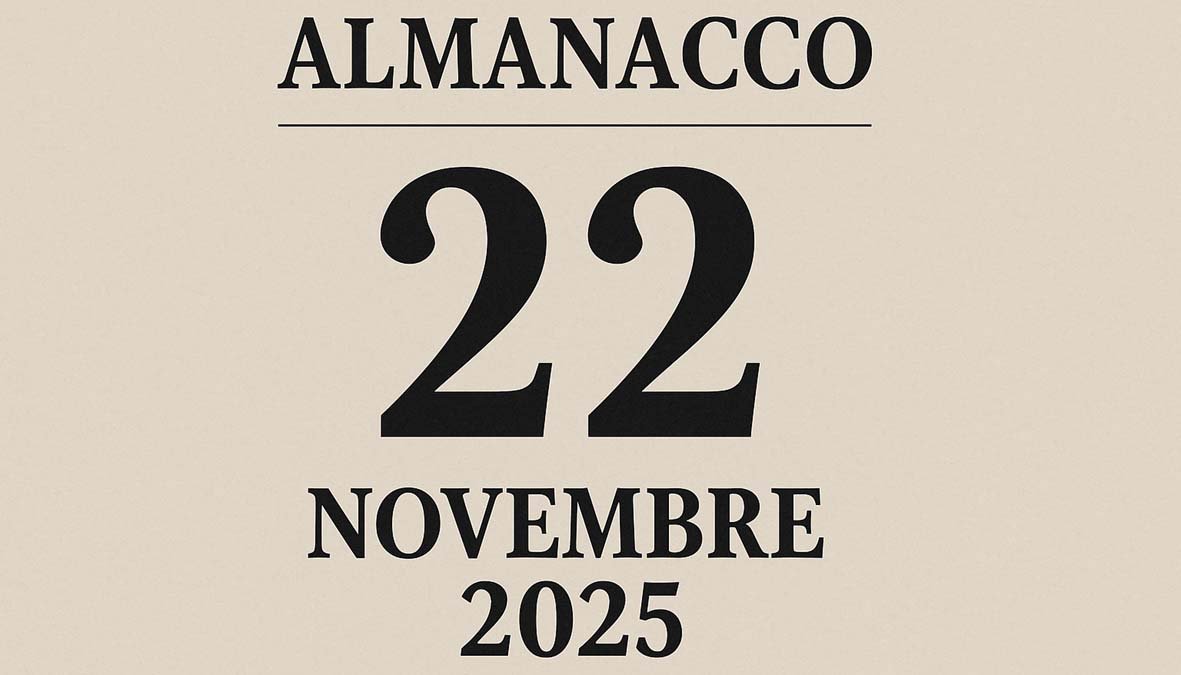 almanacco 22 11 2025
