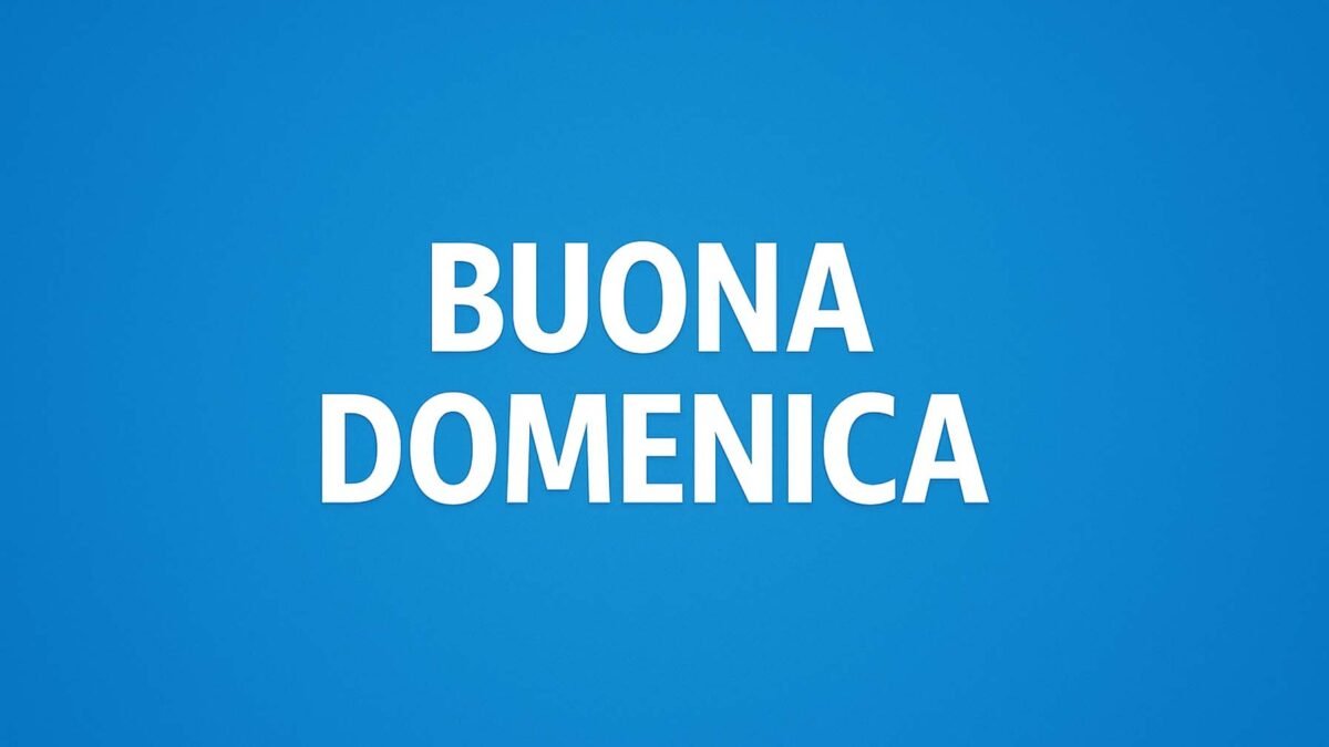 buona domenica da Trapani Oggi