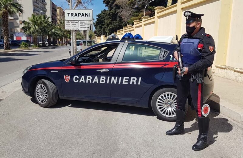 carabinieri trapani posto di blocco