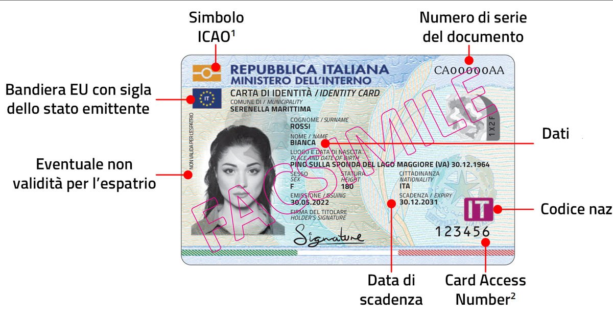 carta identita elettronica cie