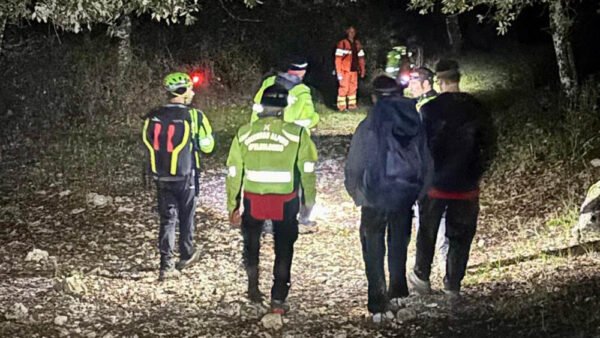 Intervento del Soccorso Alpino e Speleologico a Rocca Busambra