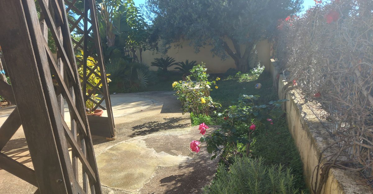 scorcio giardino di casa a misiliscemi oggi 13 11 2025