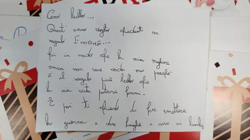 foto letterina natale