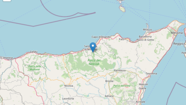 Screenshot 2026 01 18 at 15 26 25 Terremoto 3 km SW Militello Rosmarino (ME) Magnitudo ML 2.1 18 gennaio 2026 ore 14 58 14 (Fuso Orario Italia) » INGV Osservatorio Nazionale Terremoti