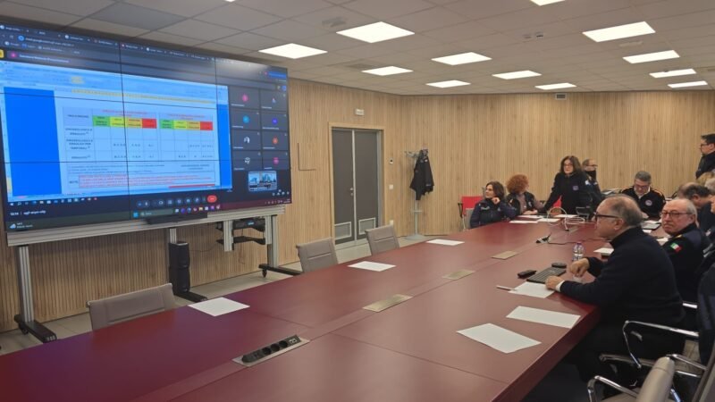 sala operativa protezione civile