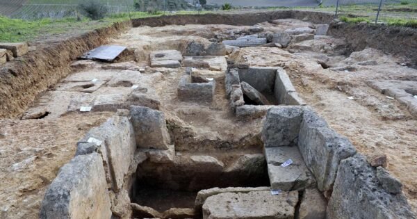 Veduta del Parco Archeologico di Selinunte con area portuale e templi oggetto delle ricerche 2024.