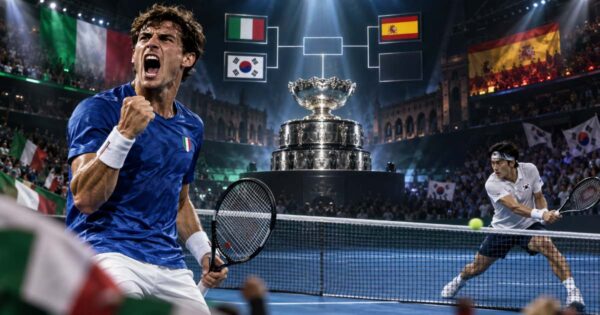L’Italia apre la difesa della Coppa Davis contro la Corea e può incontrare la Spagna solo in finale