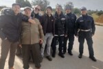 il gruppo che ha catturato i suini